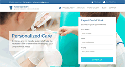 Desktop Screenshot of kohlerdentistry.com